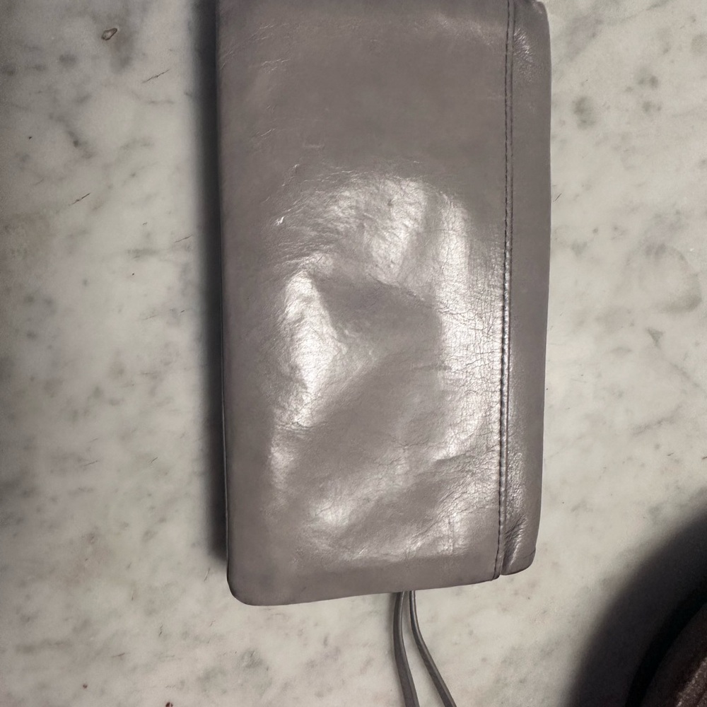 Elegant Gray Leather Wallet